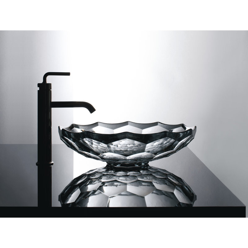 K2373B11,TG7 KOHLER Briolette, ARTIST EDITIONS Oval Faceted Glass